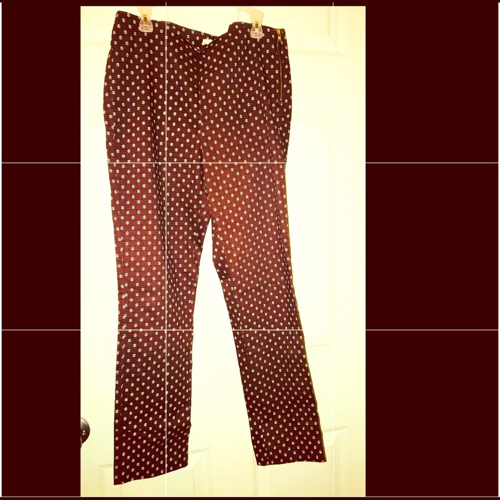 🔶H & M Ladies brown pants Size 10 Used Sold as is